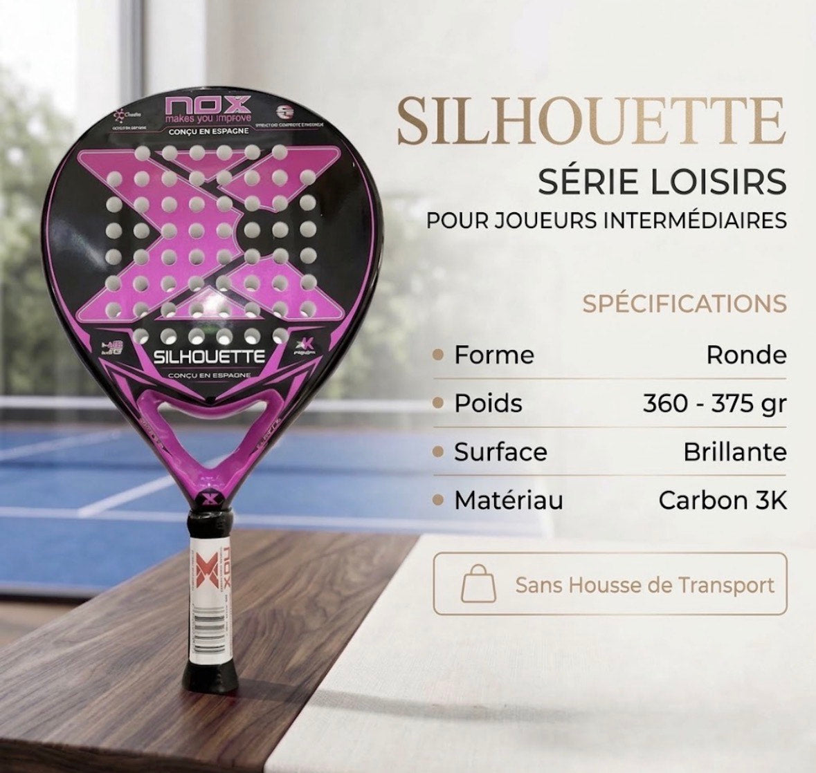 Raquettes de padel NOX Intermédiaire